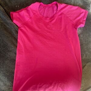Pink lululemon shirt